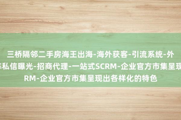 三桥隔邻二手房海王出海-海外获客-引流系统-外贸营销推广-矩阵私信曝光-招商代理-一站式SCRM-企业官方市集呈现出各样化的特色
